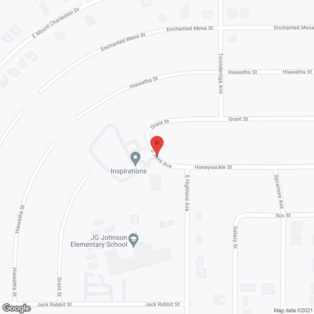 Inspirations Senior Living in google map