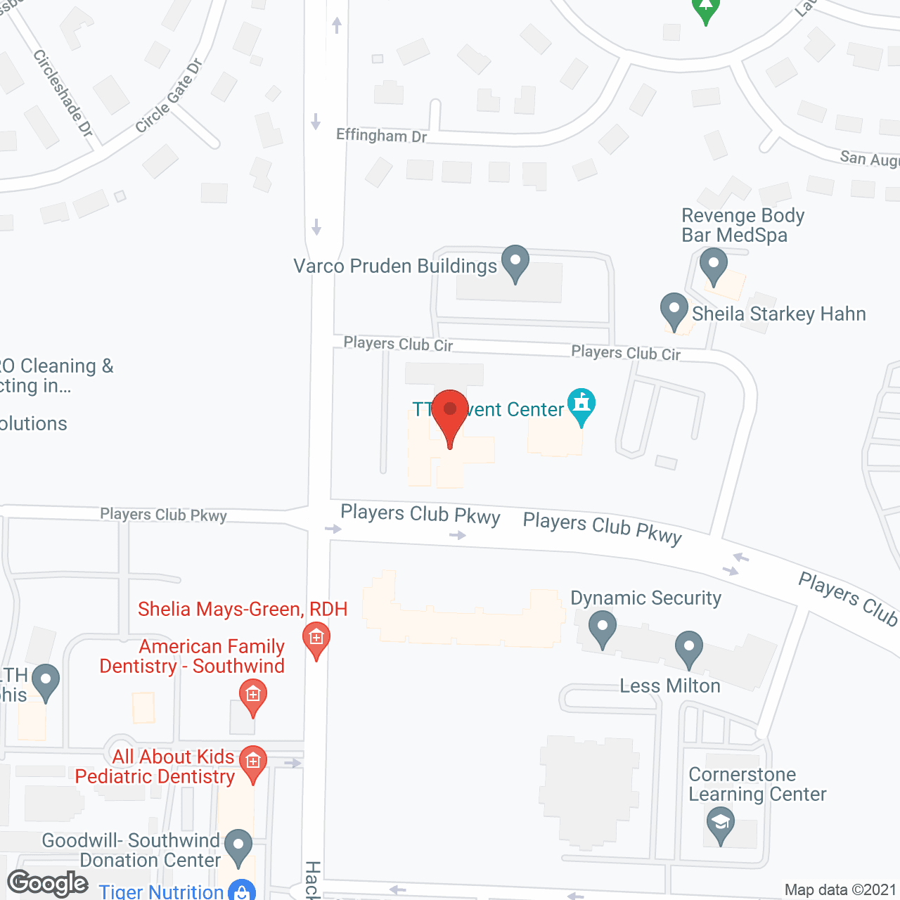 South Breeze and The Arbors at South Breeze in google map