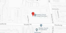 Danbury Columbus in google map