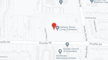Danbury Columbus in google map