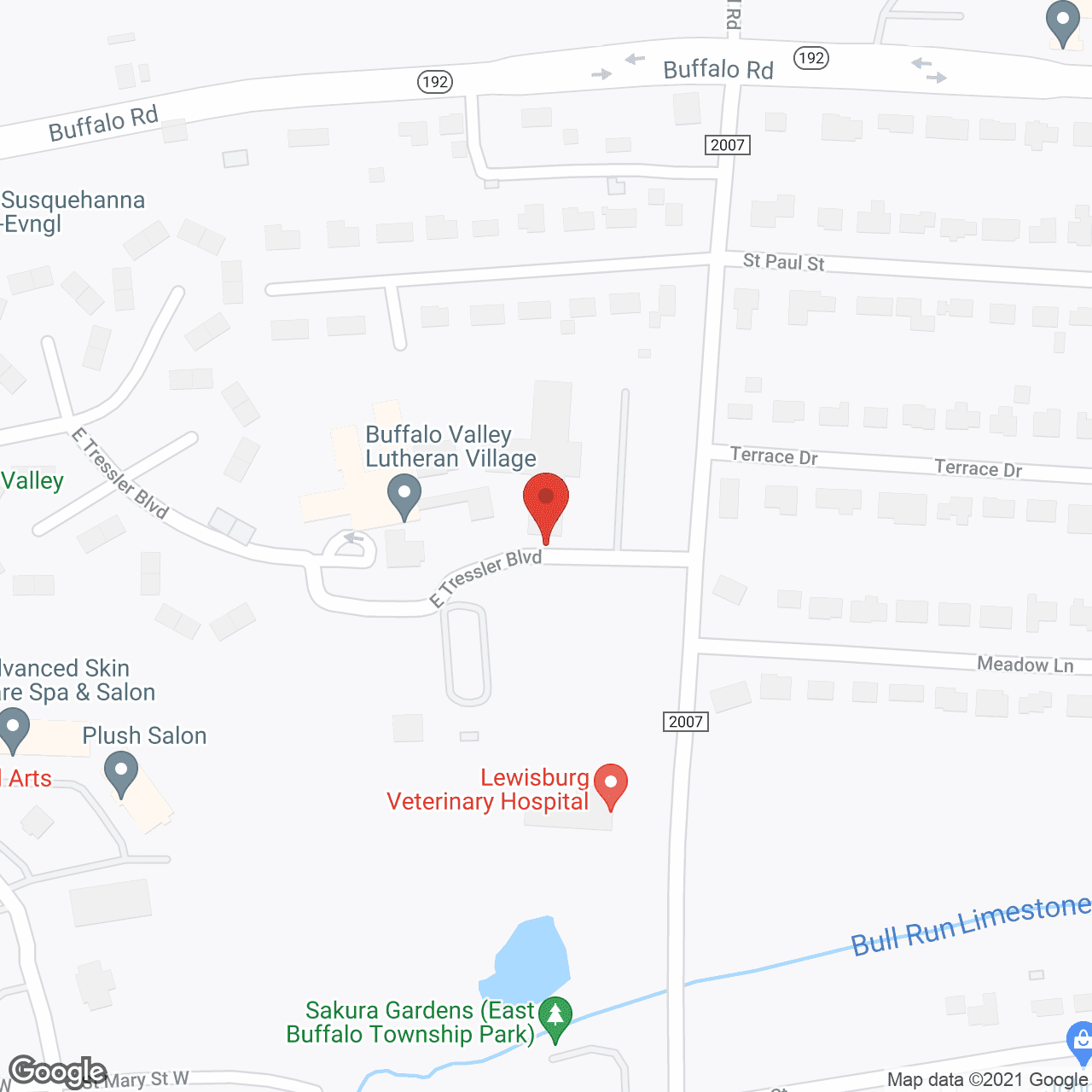 EverTrue Buffalo Valley Lutheran Village in google map