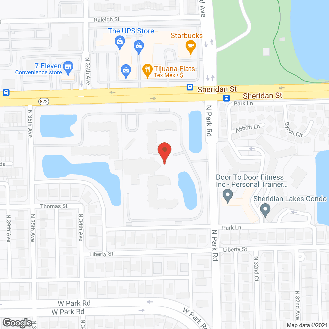 The Terraces at Hollywood in google map