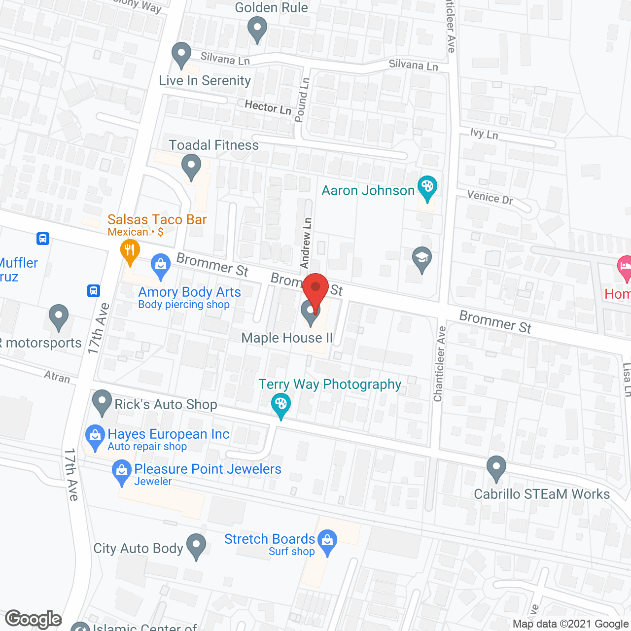 Maple House II in google map