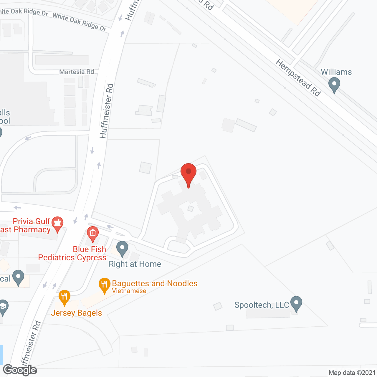 Eagle Crest Rapid Recovery in google map