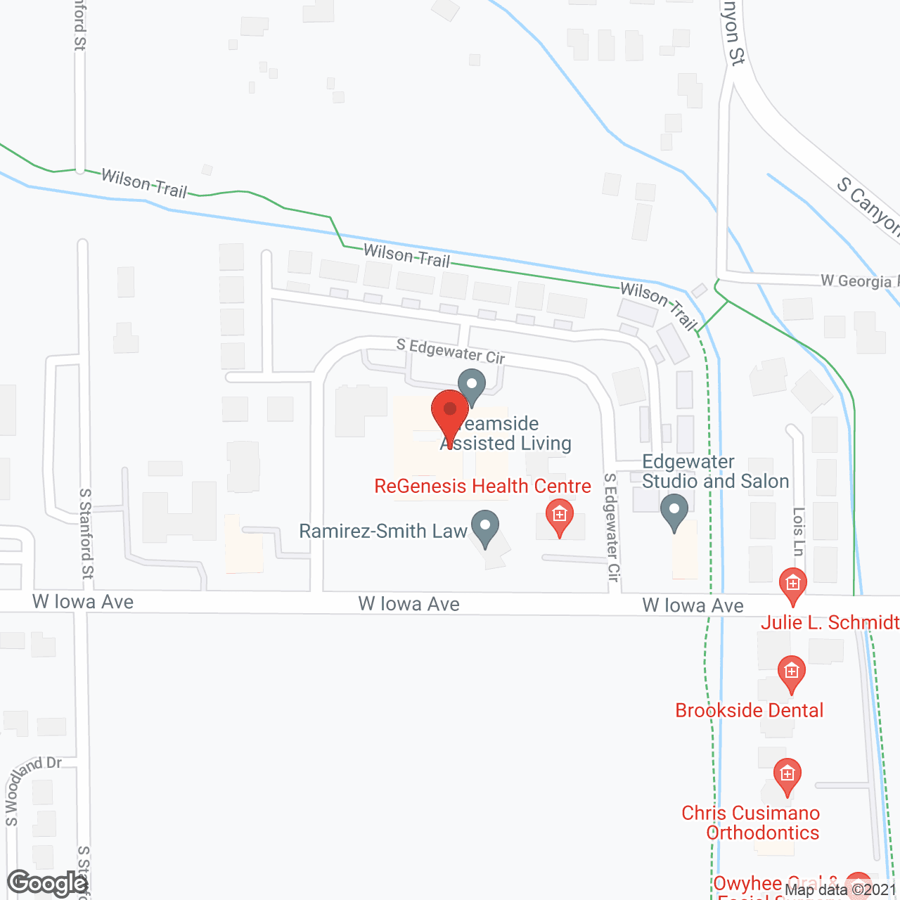 Streamside Assisted Living & Memory Care in google map