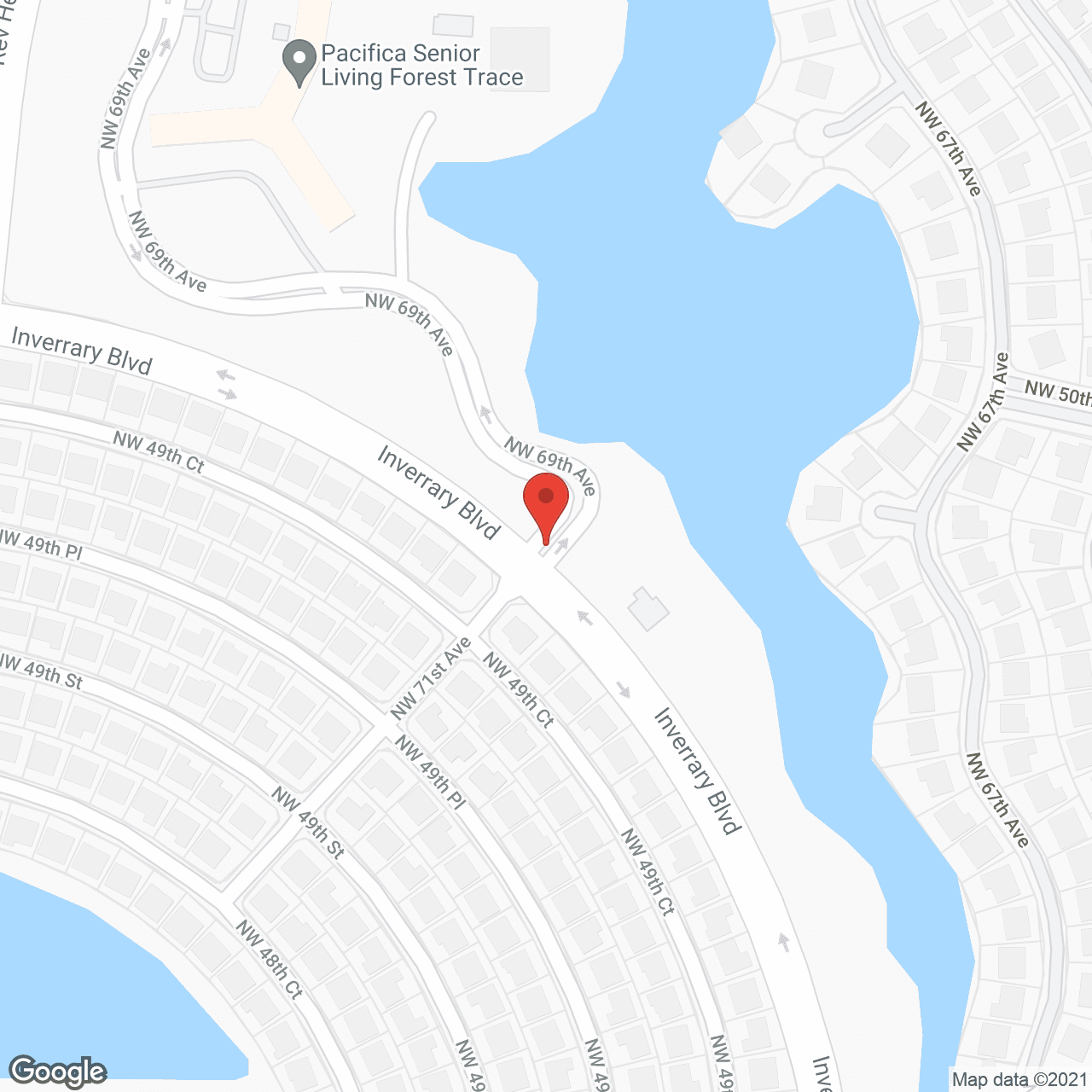 Forest Trace Senior Living in google map