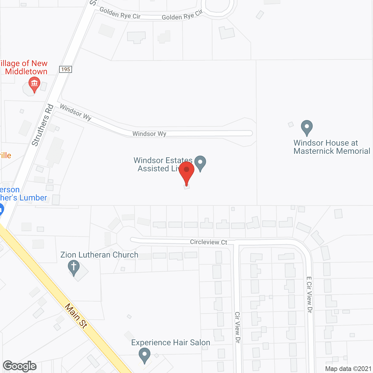 Windsor Estates Assisted Living Residence in google map