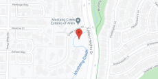 Mustang Creek Estates Allen in google map