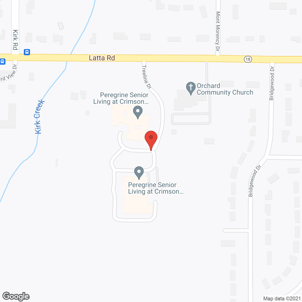 Crimson Ridge Meadows in google map