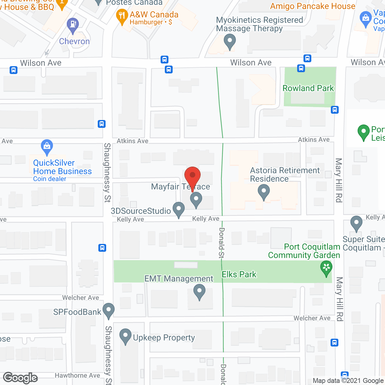 Mayfair in google map