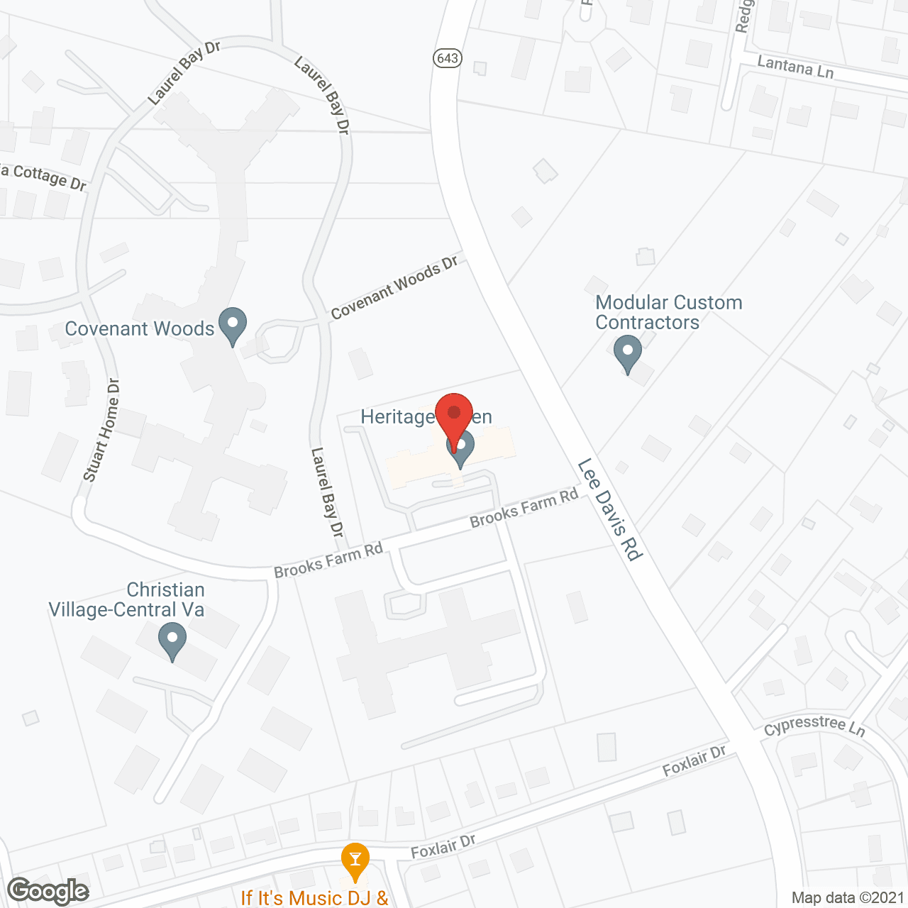 Heritage Green Hanover in google map