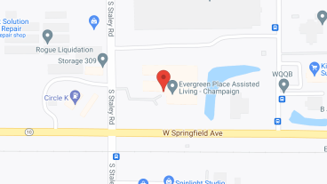 Evergreen Senior Living in google map