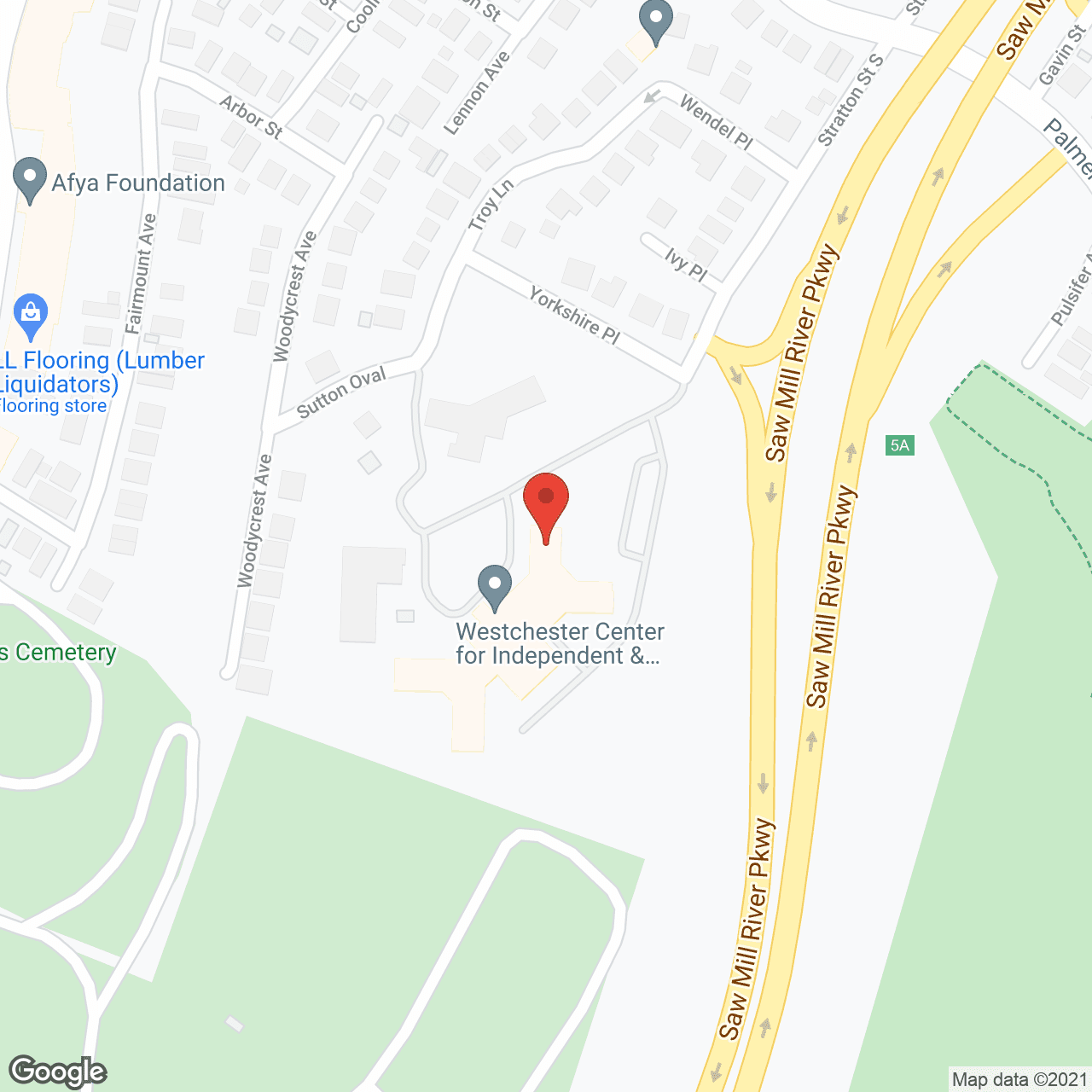 Westchester Center for Independent and Assisted Living Program in google map