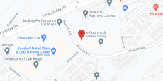 The Courtyards Senior Living at Oak Ridge in google map