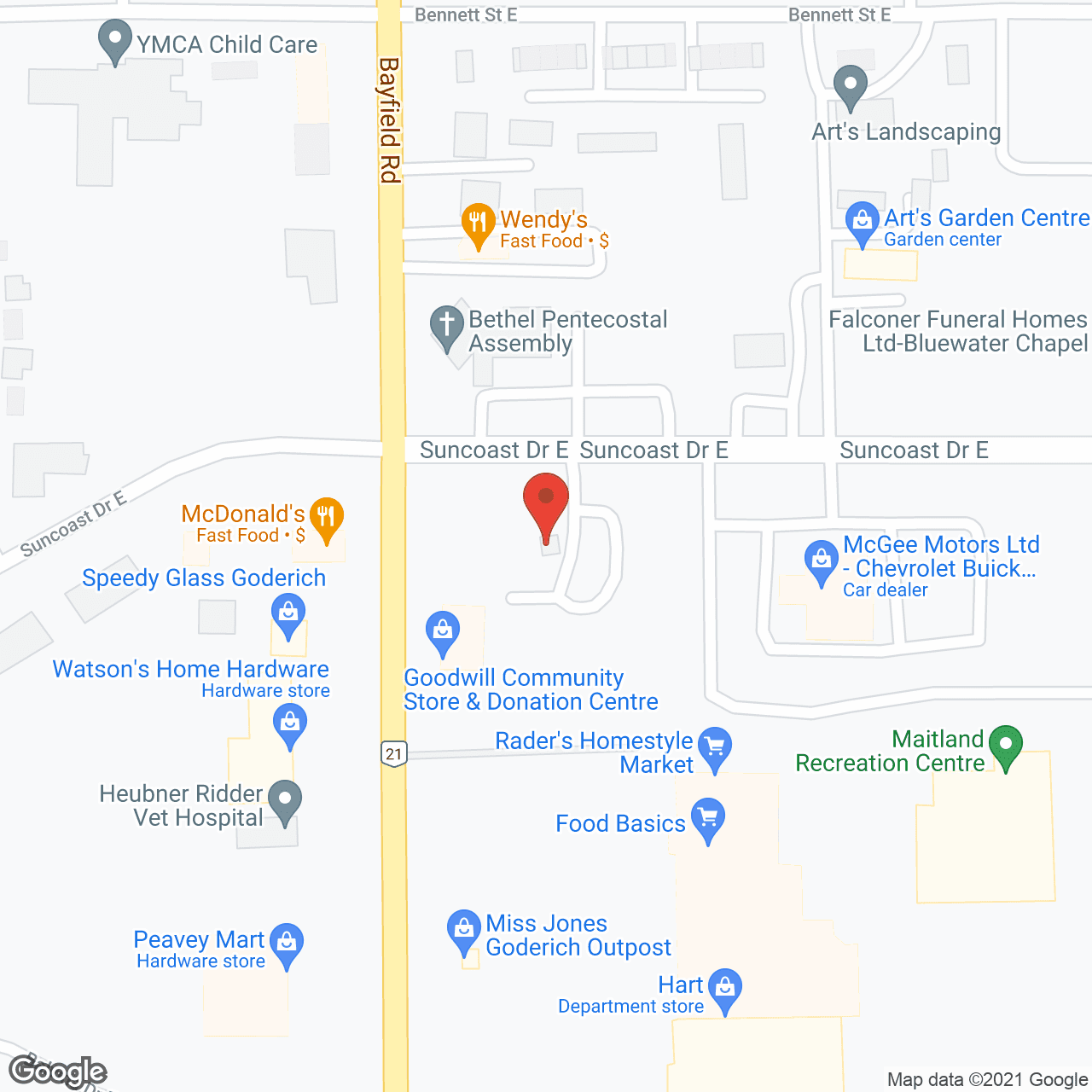 Harbour Hill Retirement Suites in google map