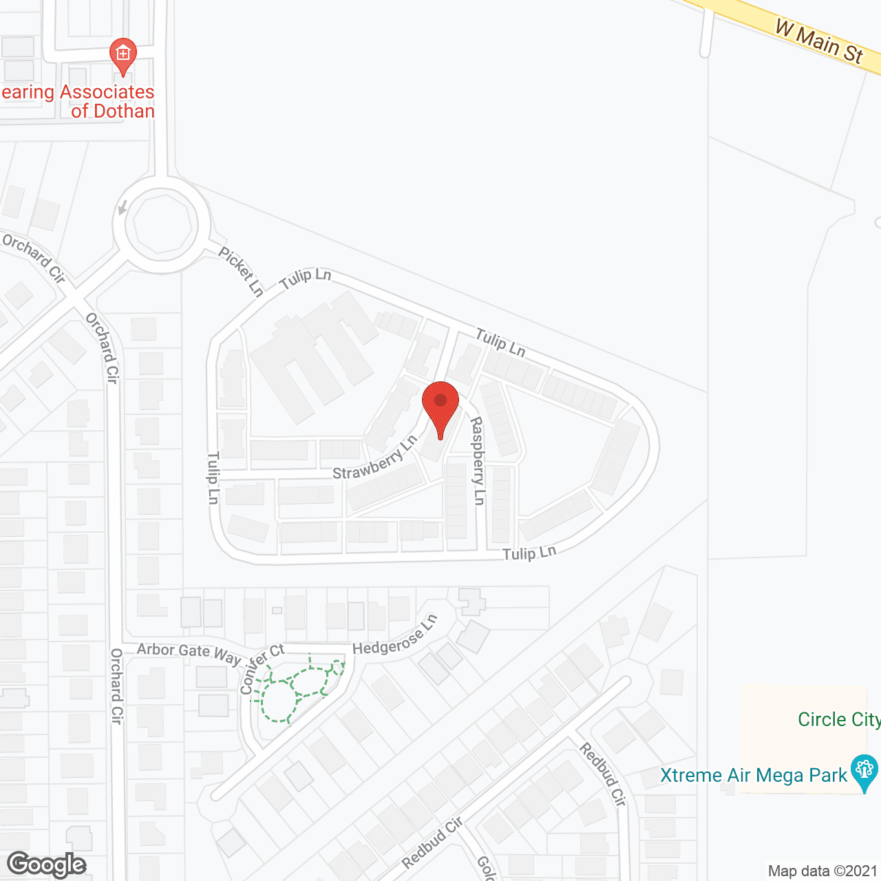 The Neighborhood at Grove Park in google map