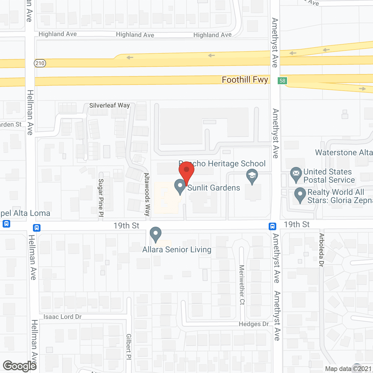 Sunlit Gardens LLC in google map