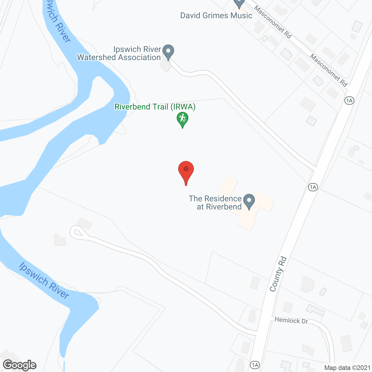 The Residence at Riverbend in google map