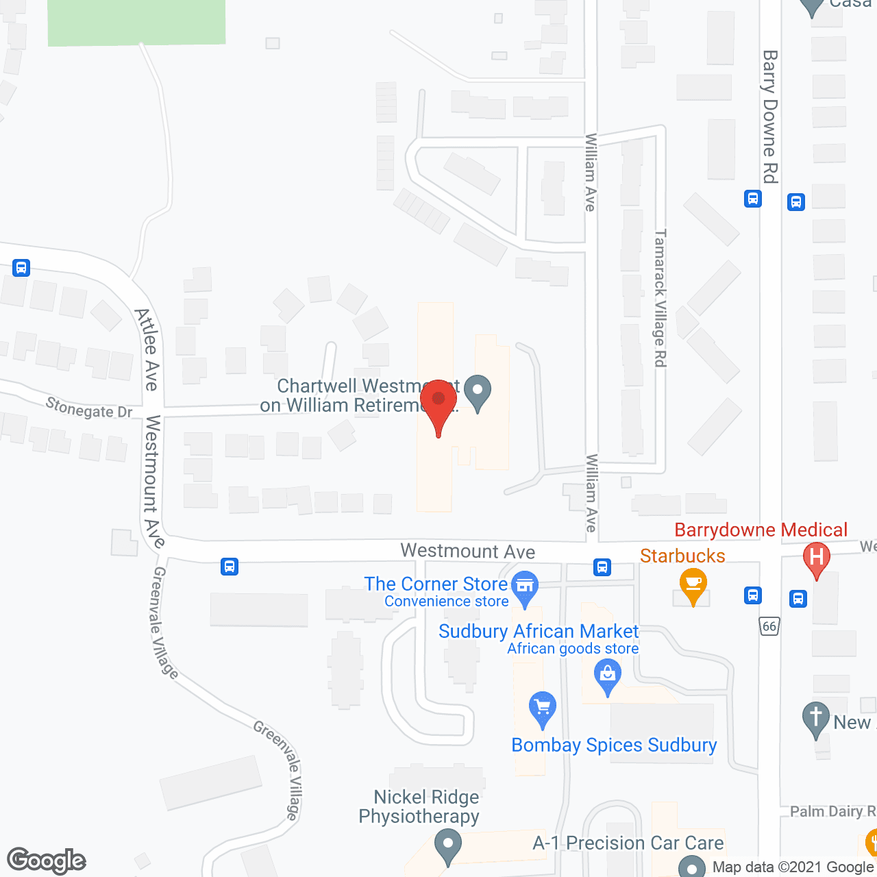 Westmount Retirement Residence in google map