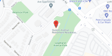 Queens Avenue Retirement in google map