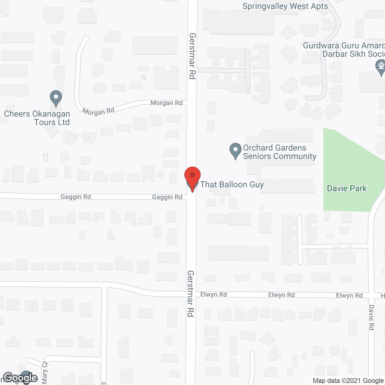 Orchard Gardens in google map