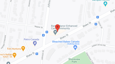 Barrie Manor in google map