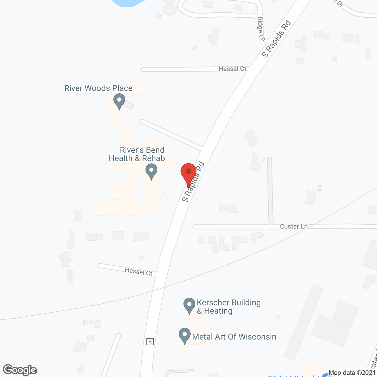 LakeHouse Manitowoc in google map