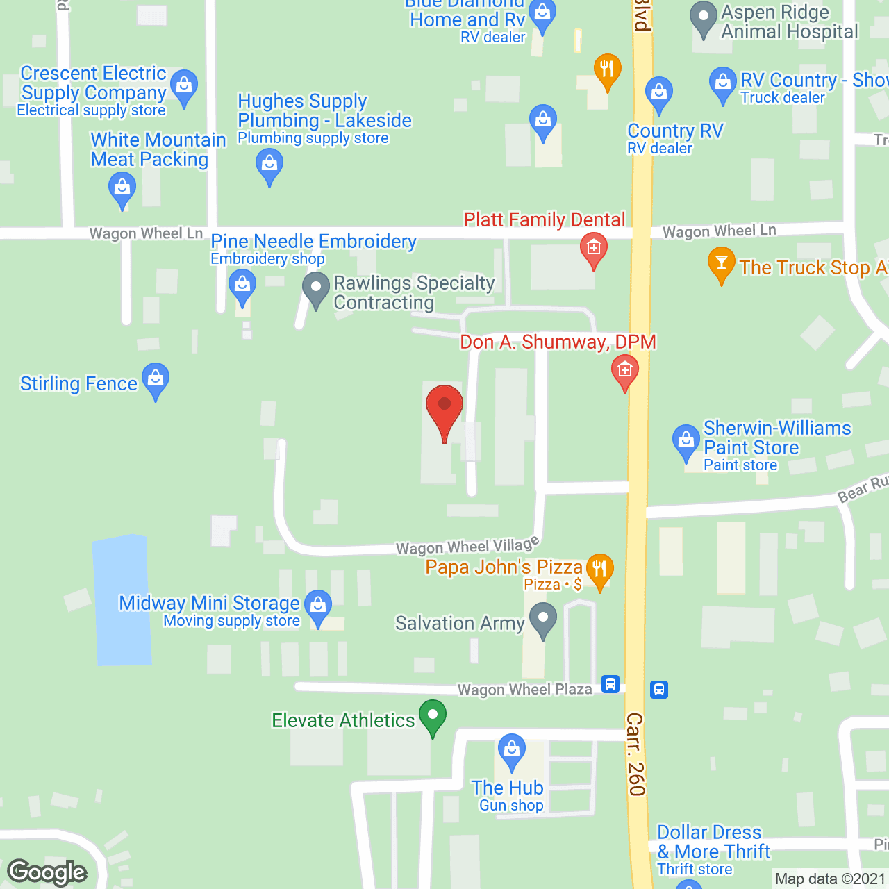 Solterra Senior Living - White Mountains in google map