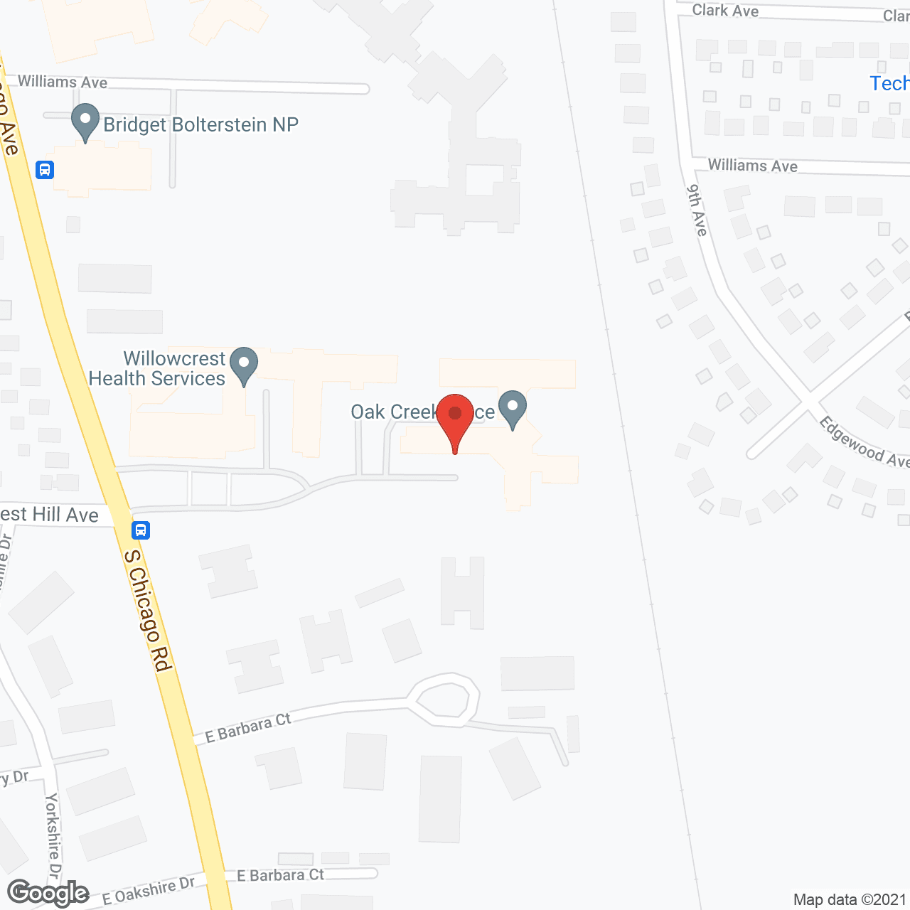 Trustwell Living at Oak Creek Place in google map