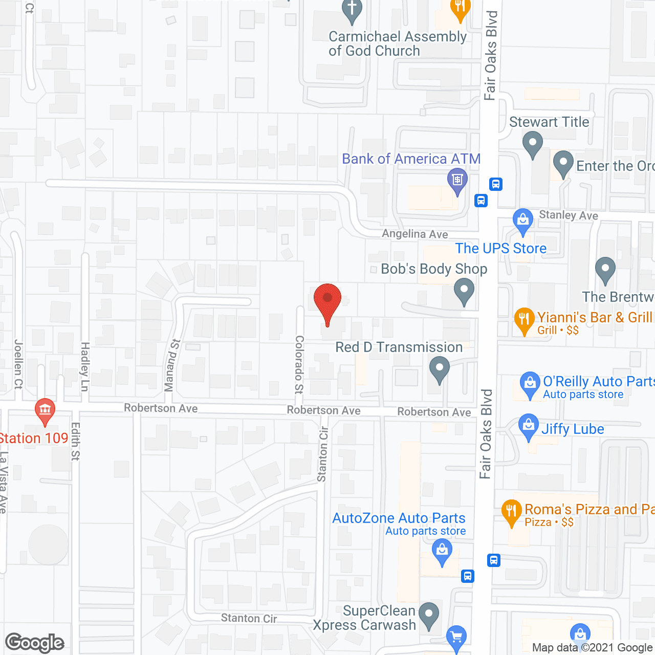 RNCare House at Carmichael in google map