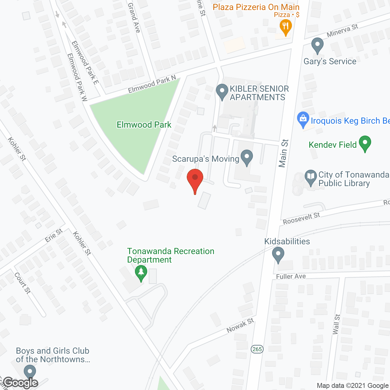 Kibler Senior Apartments in google map