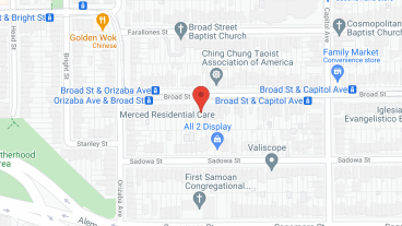 Merced Care 1 and 2 in google map