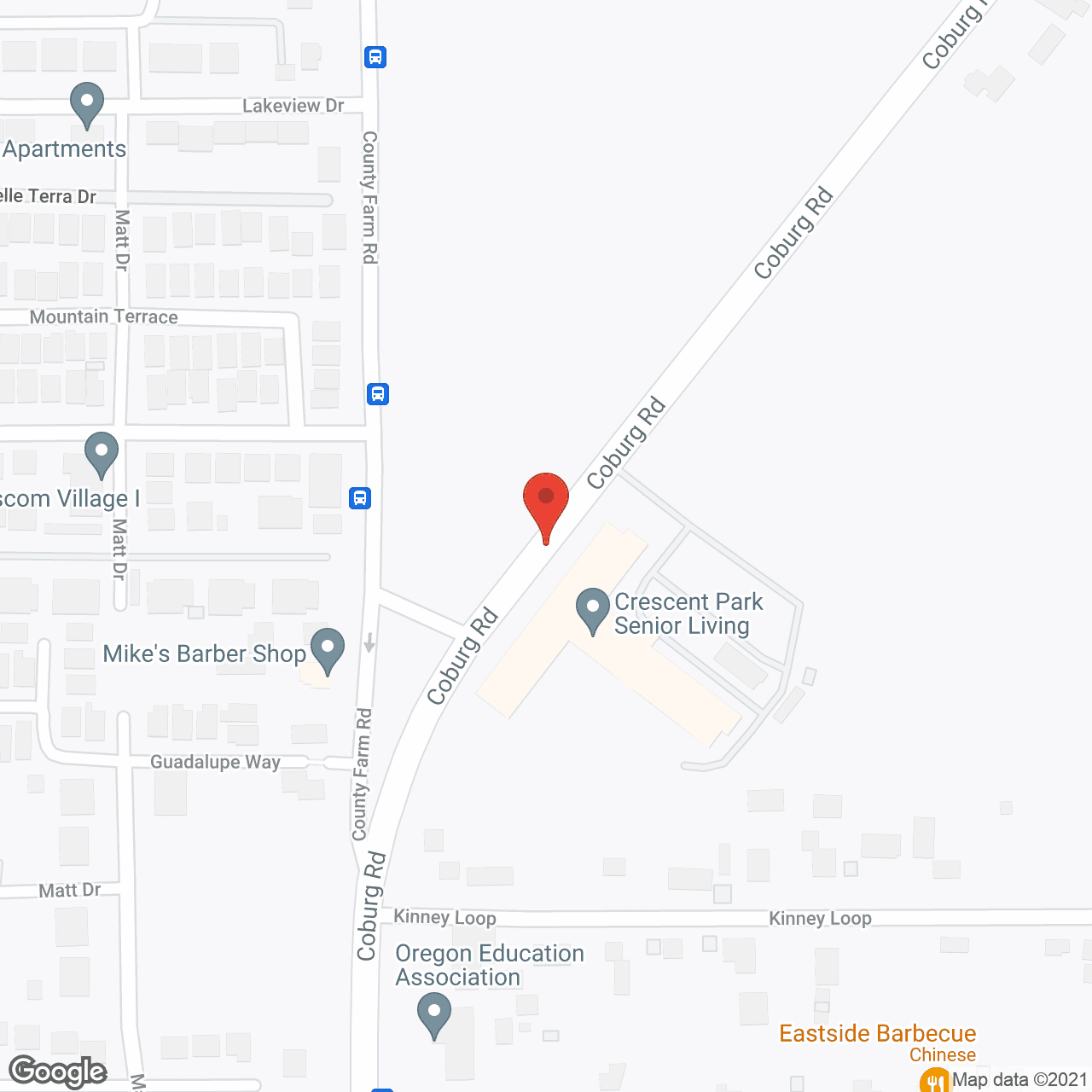 The Archer of Eugene in google map