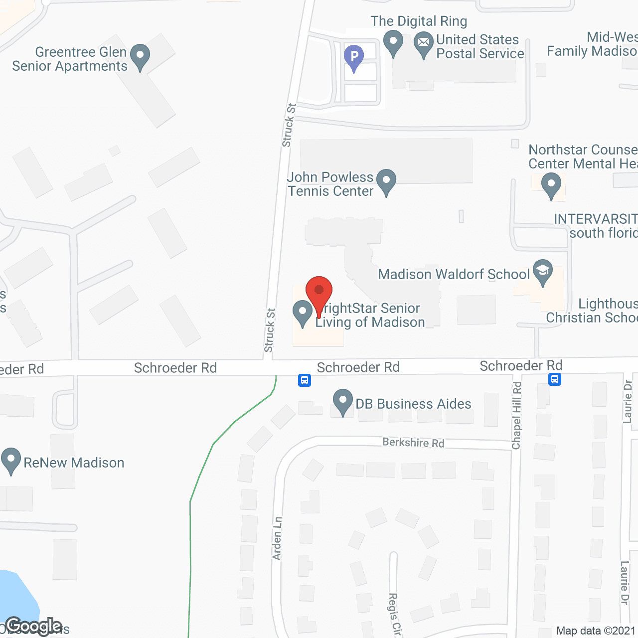 BrightStar Senior Living of Madison in google map