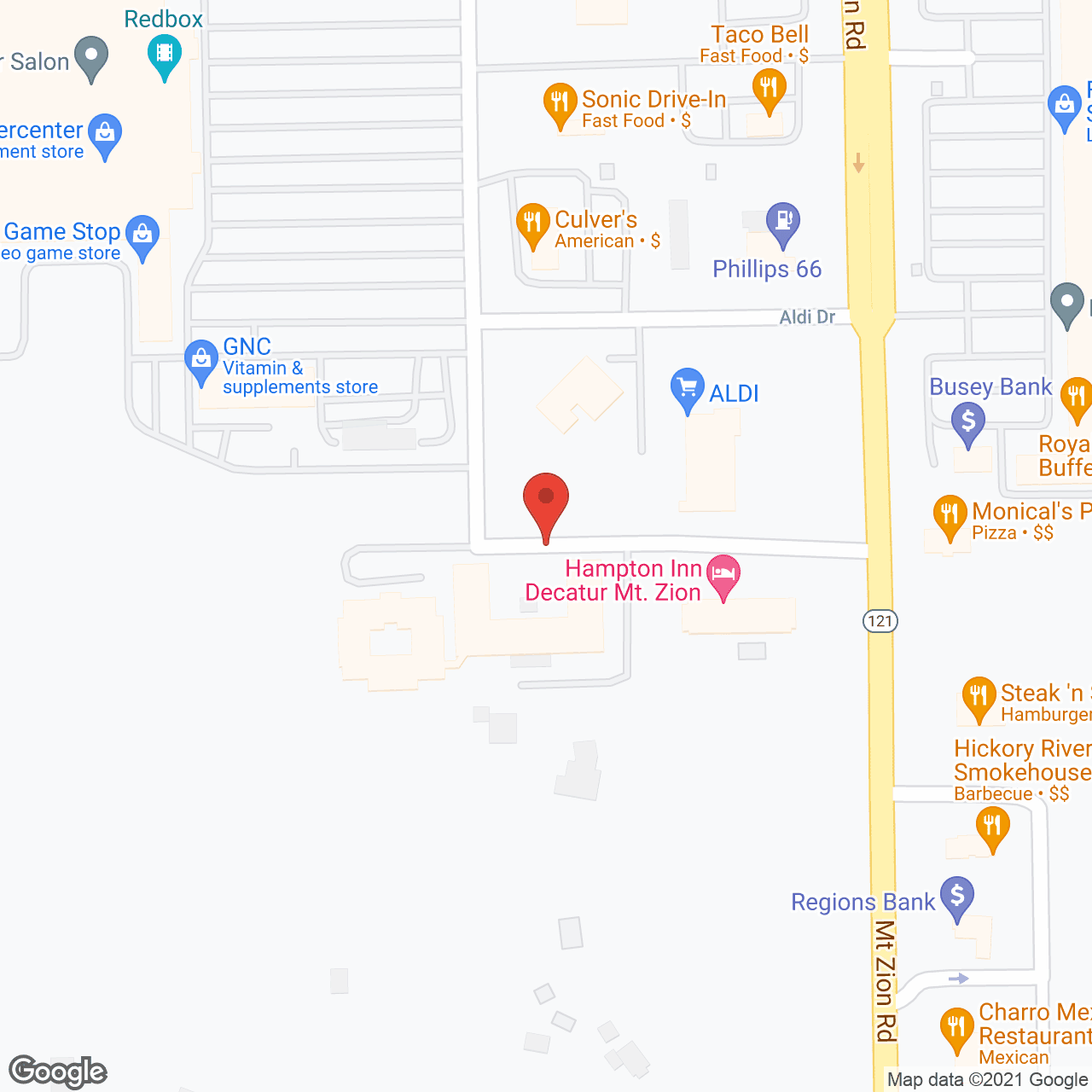 Evergreen Senior Living in google map