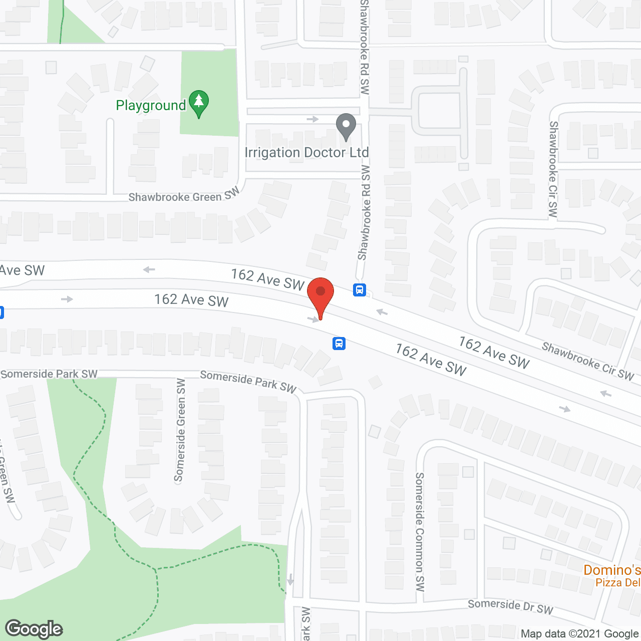 Symphony Senior Living Evergreen in google map