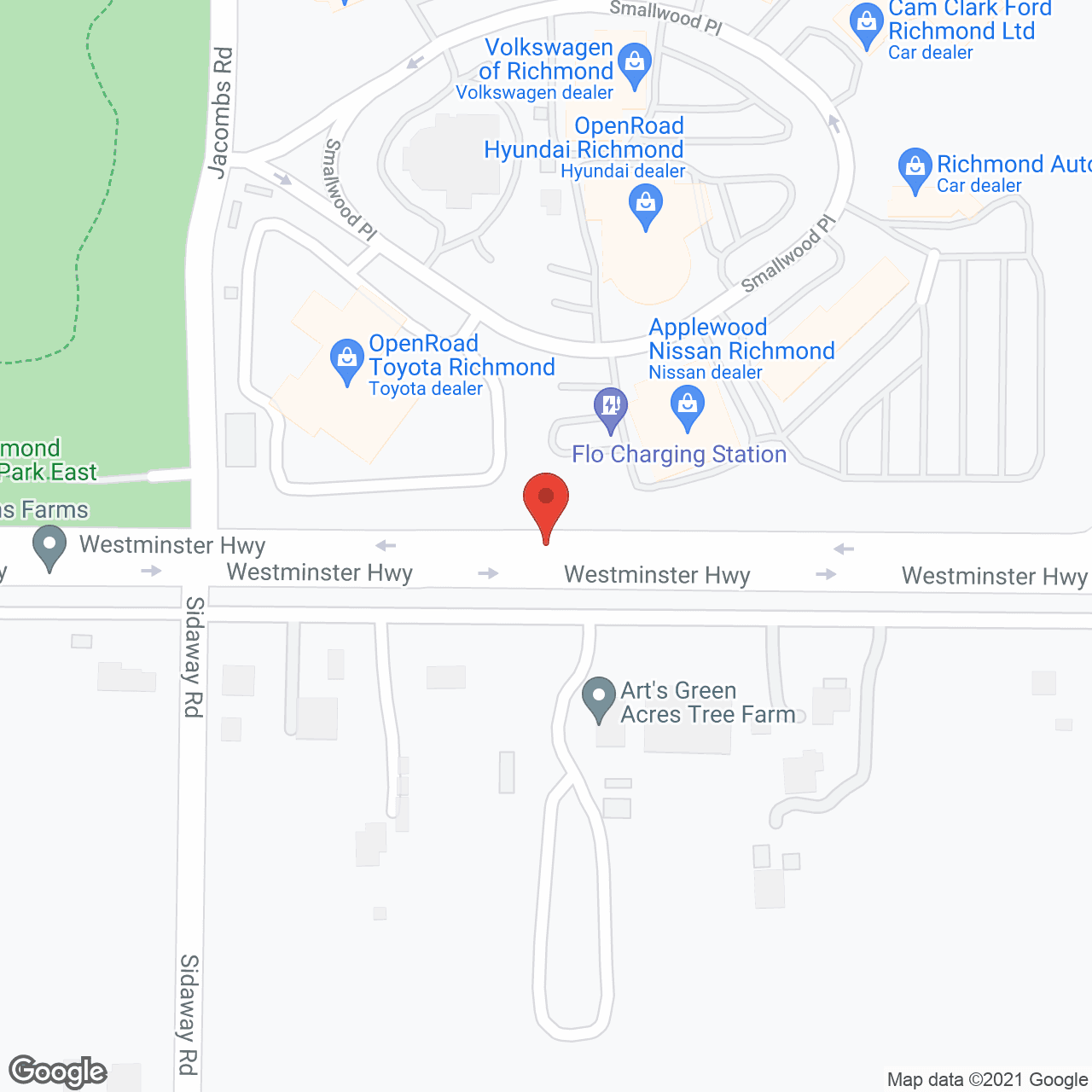 Richmond Grace Seniors Home in google map