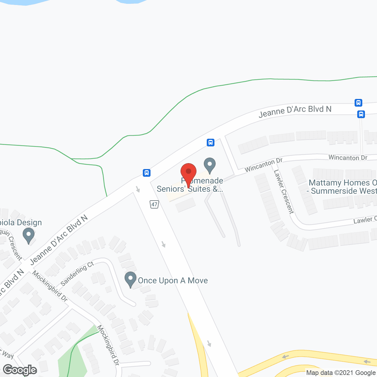 Les Promenades Seniors' Suites and Retirement Residence in google map