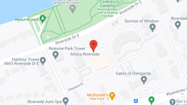 Amica Riverside in google map