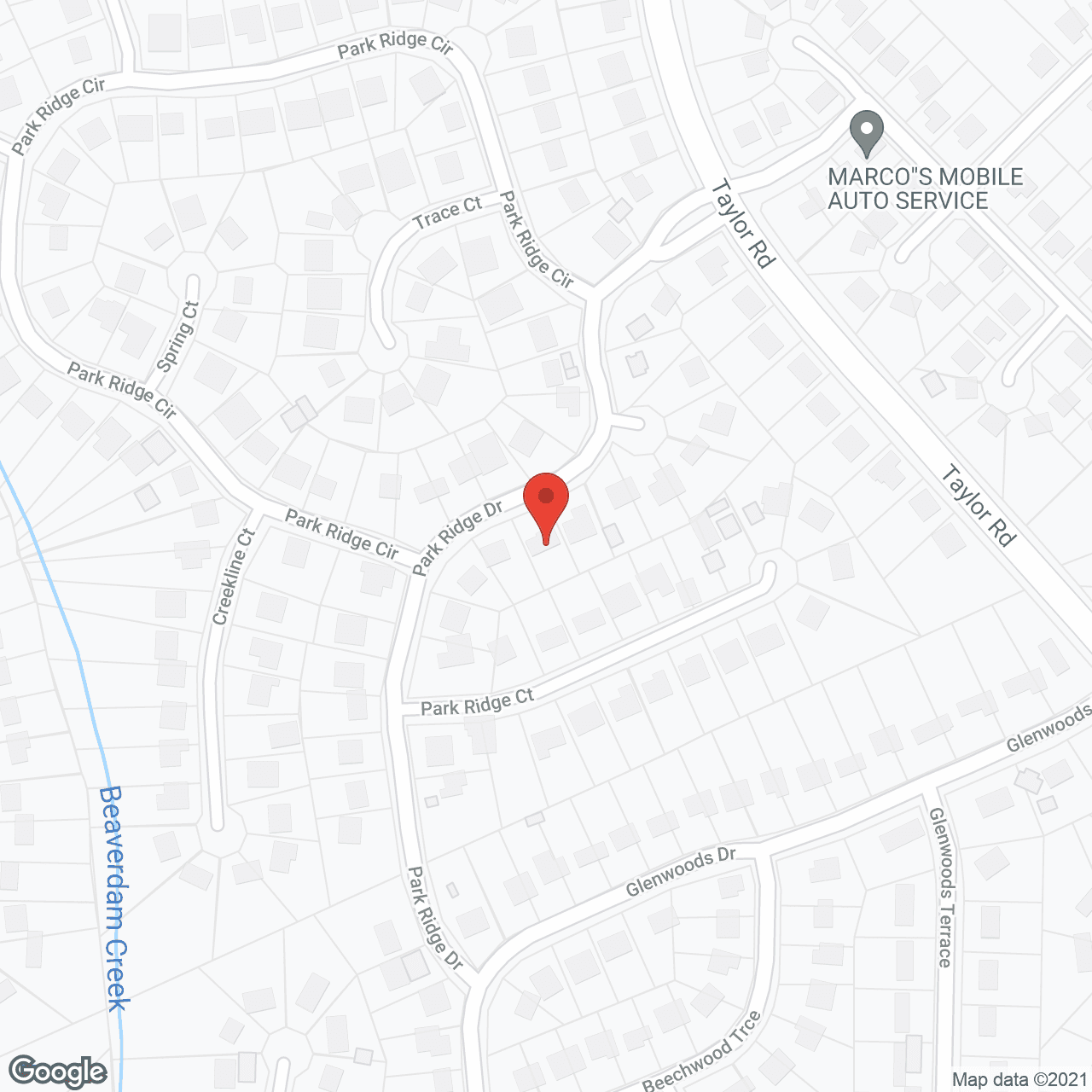 Hands That Care at Park Ridge in google map