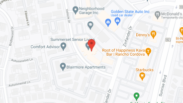 Summerset Senior Living Rancho Cordova in google map