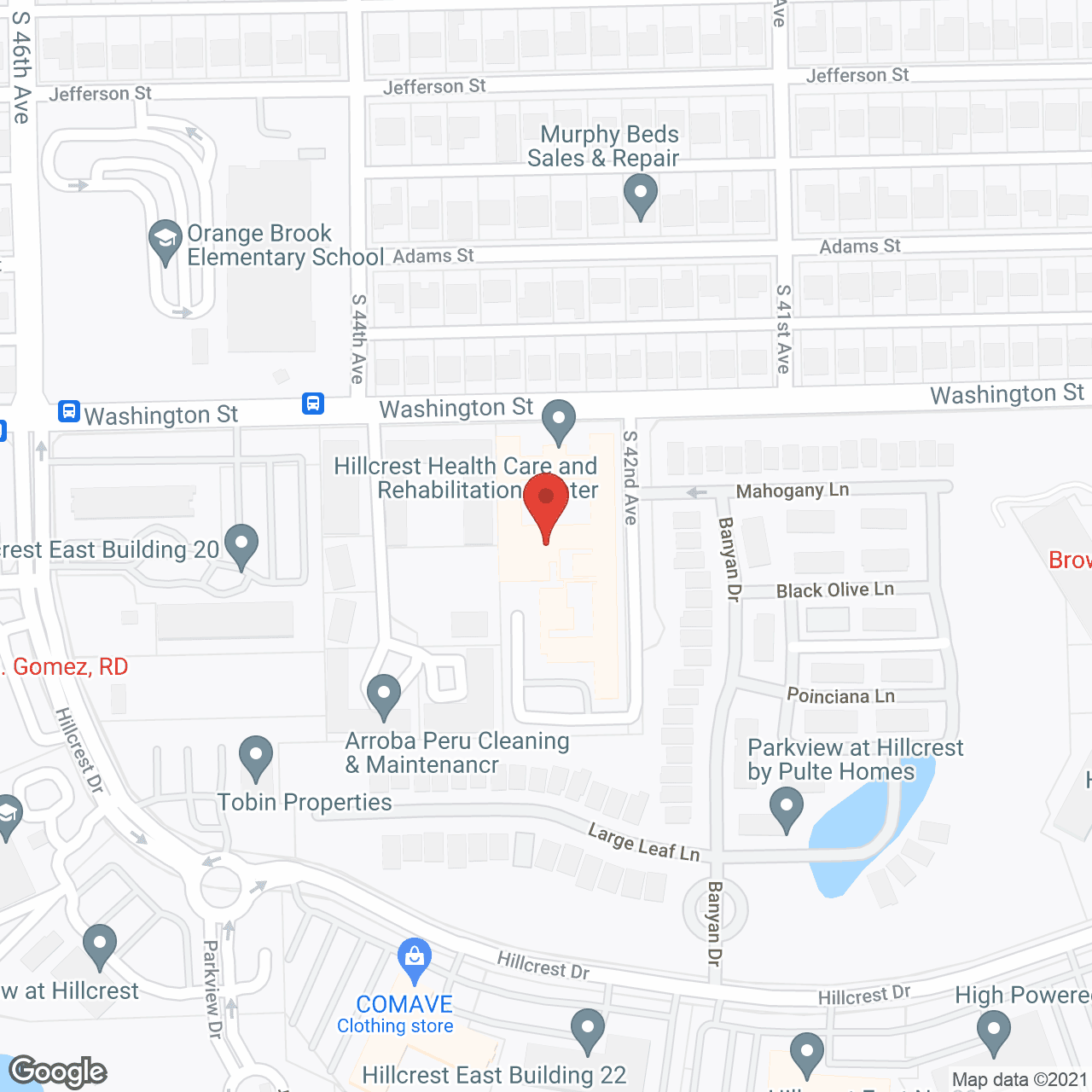 Washington Manor Nursing Home in google map