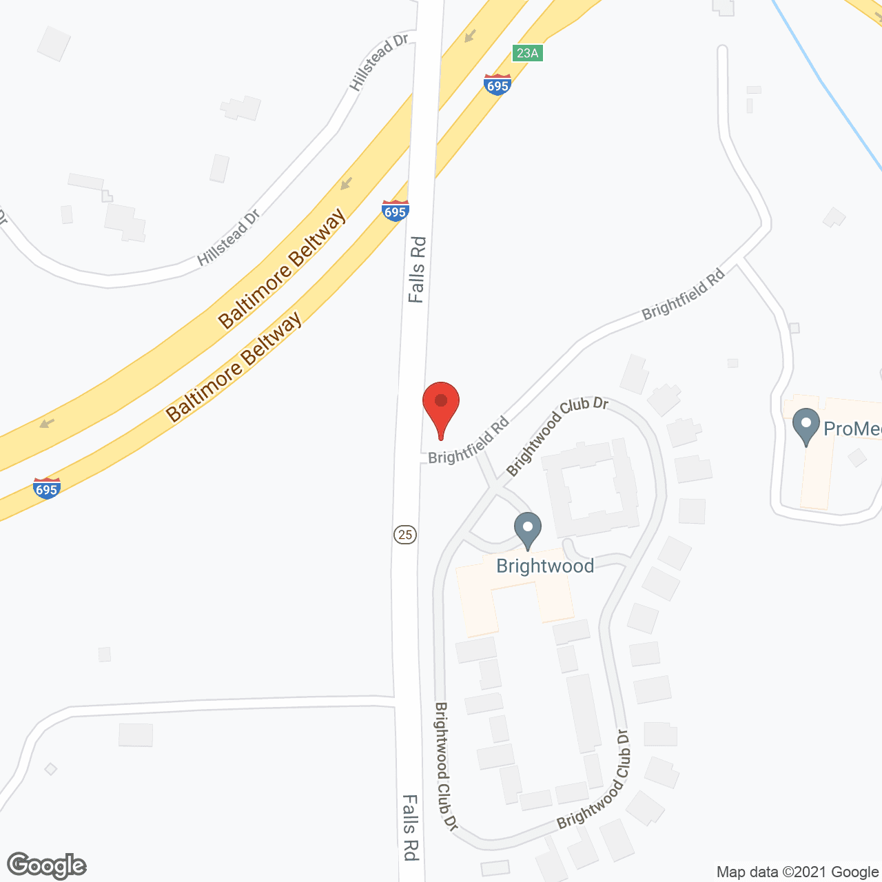 ProMedica Brightwood in google map