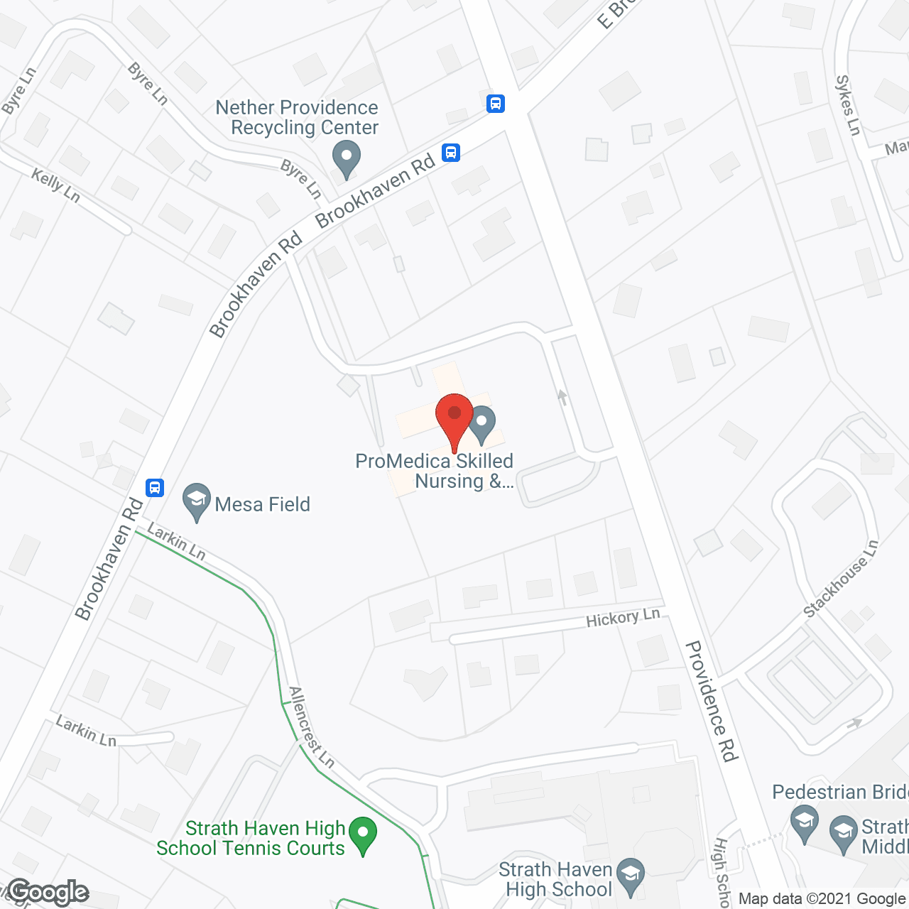 ProMedica Wallingford in google map