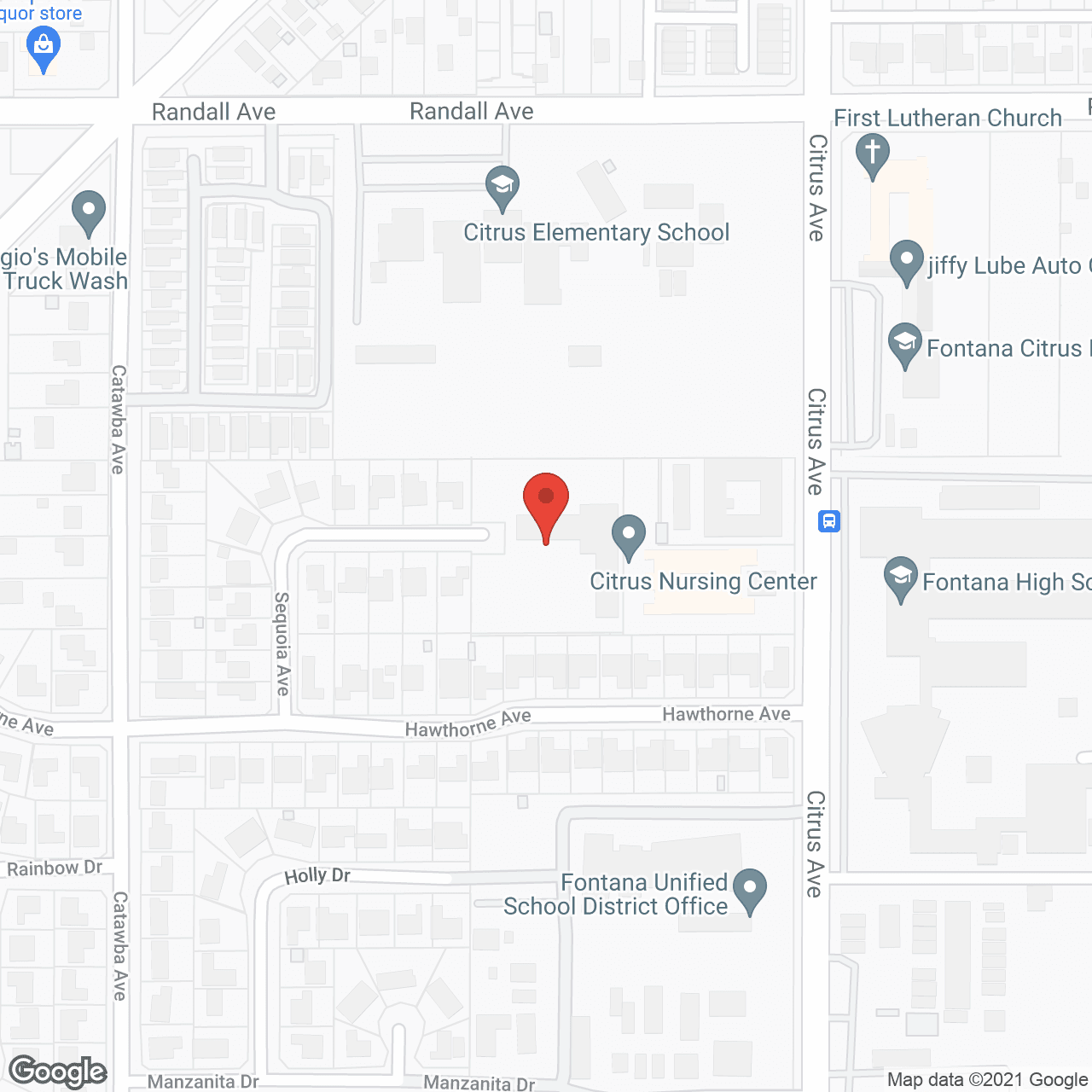 Citrus Nursing Center in google map