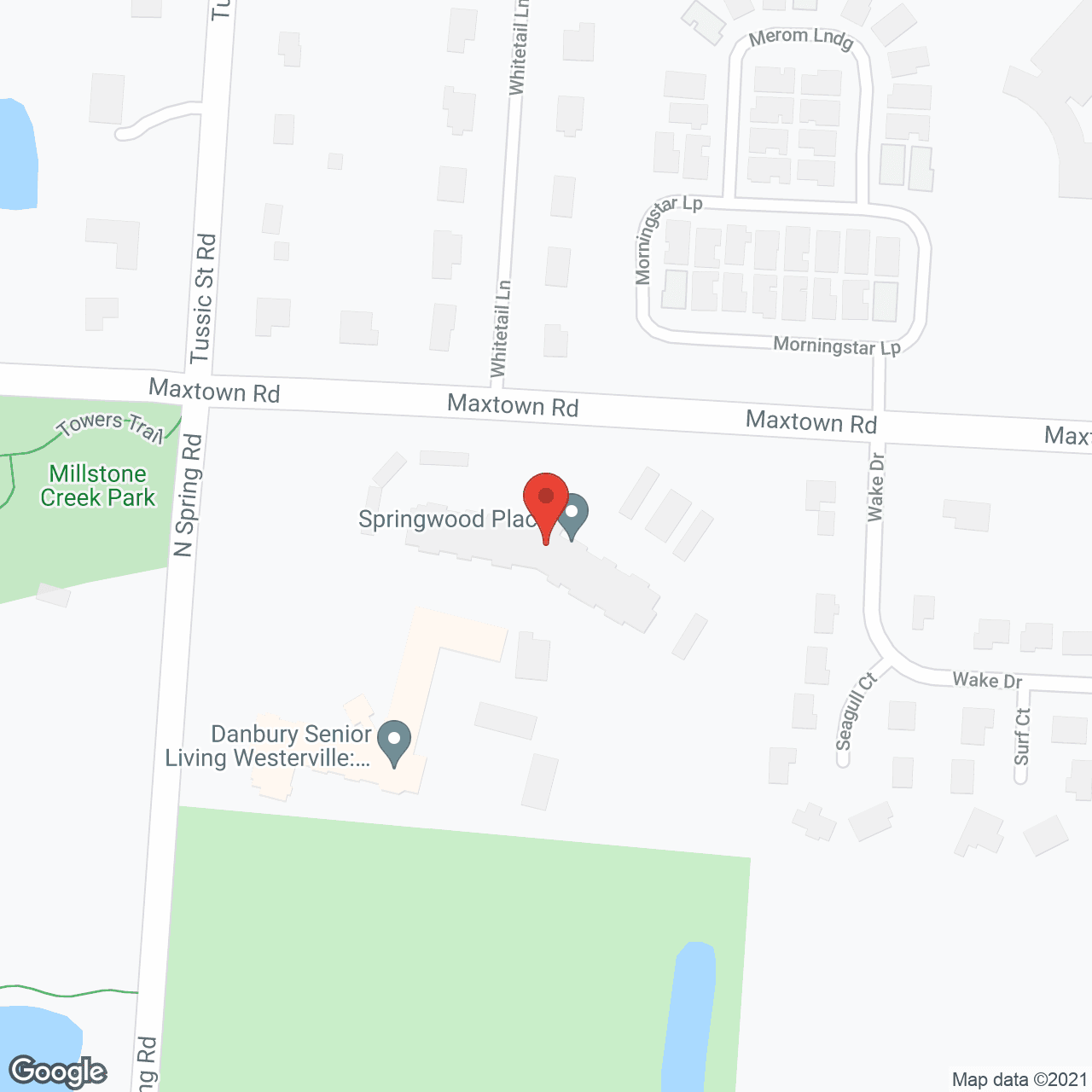 Springwood Westerville in google map