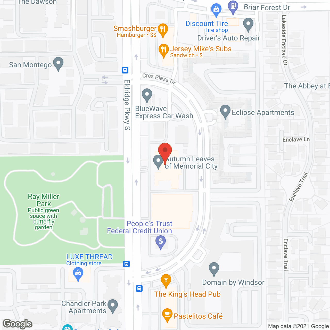 Heritage Memory Care At Eldridge Parkway in google map