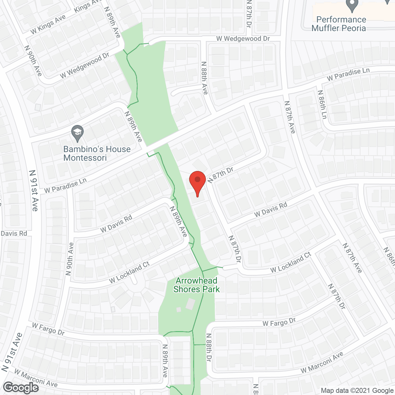 Ilona's Family Home in google map