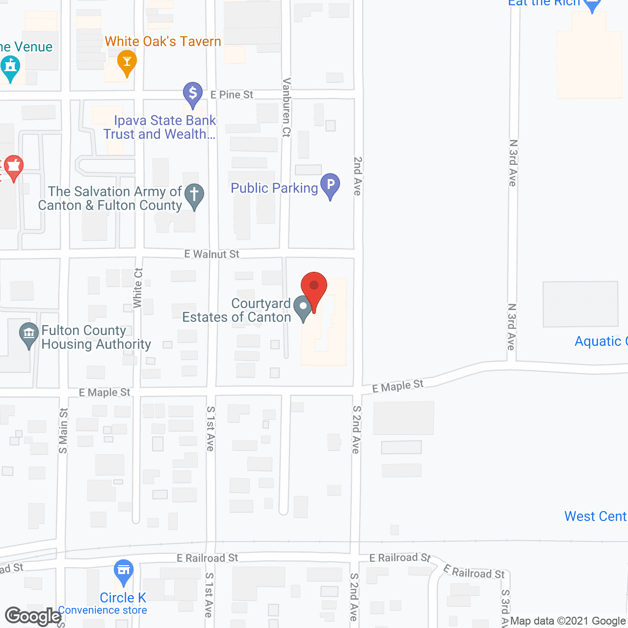 Heritage Woods of Canton in google map