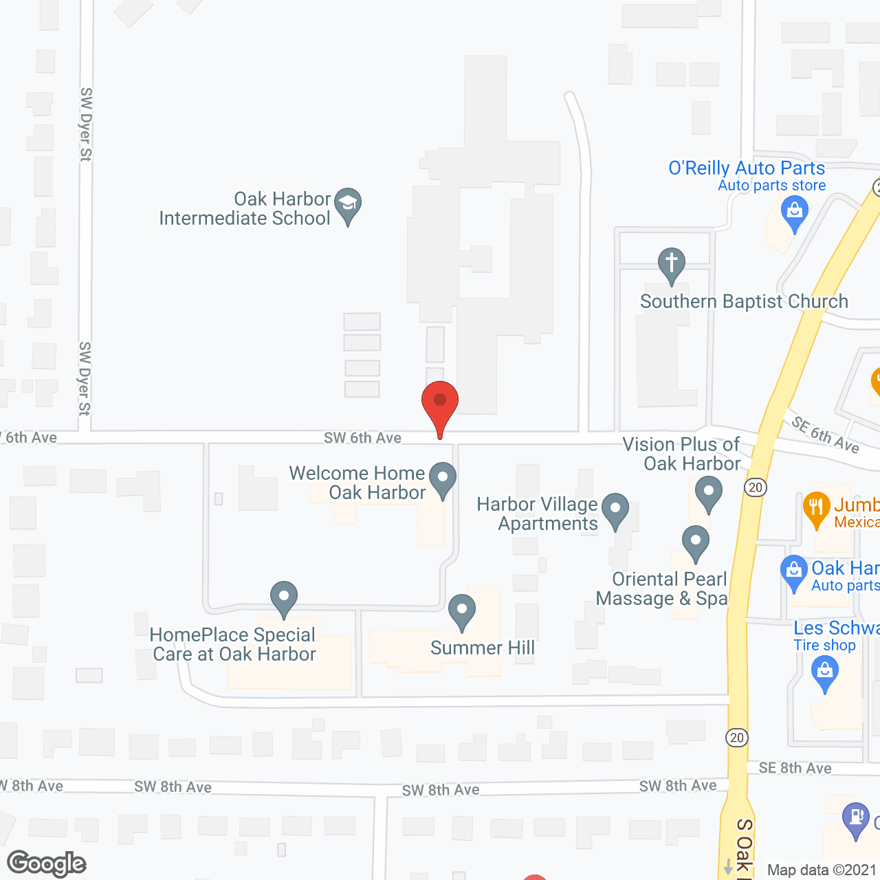 Summerhill Assisted Living and Whidbey Island Memory Care in google map